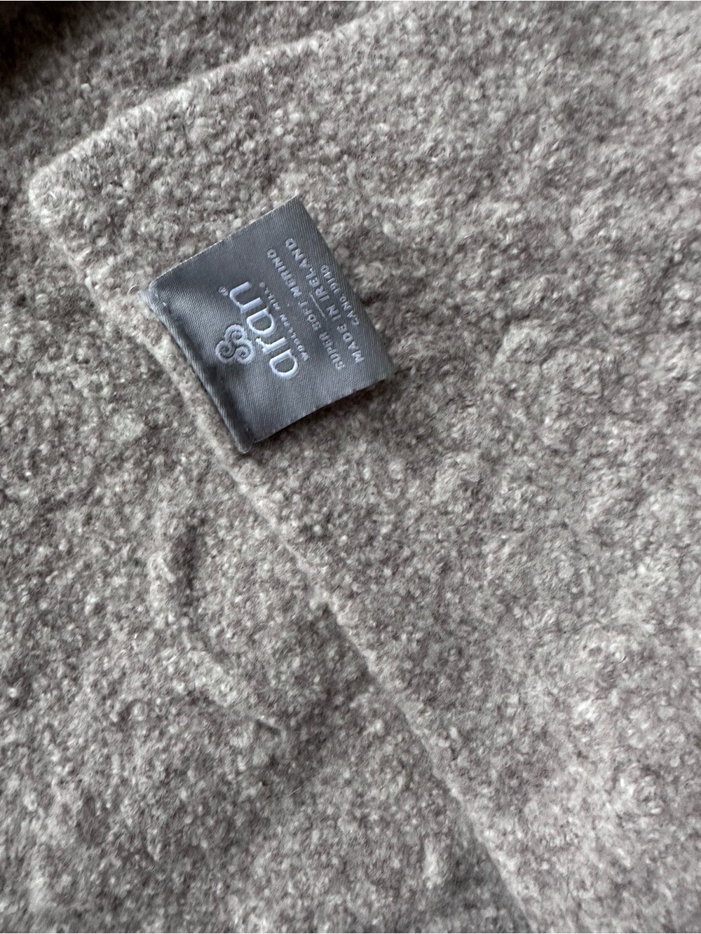 Aran Supersoft Merino Wool Throw Blanket - Partially Felted & Shrunk 34"x45"